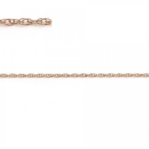 Ovale Maschenkette 1.6x1.3mm in Gold Filled Rosé x 50cm