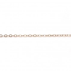 Gold Filled Chain, oval mesh, size 1.3x1.8mm x 50cm