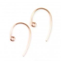 Rose Gold Filled earwires 0.8x20mm x 2pcs