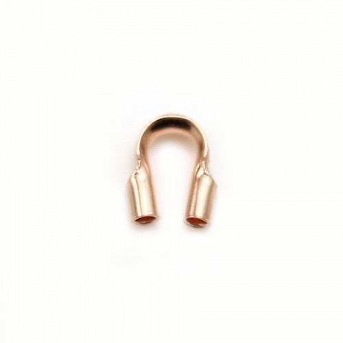 Protection for 0.31mm wired wire, 14 carat pink gold filled x 10pcs