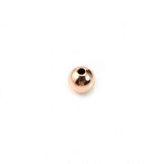 Rose Gold Filled round bead 5mm x 2pcs