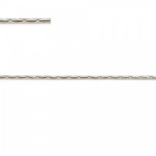 Cadena de serpentina de plata 925 de 0,7 mm x 50 cm