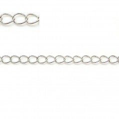 Silver 925 extension chain - 3.5x4.5mm x 50cm