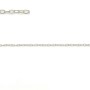 925 sterling silver oval link chain 1.1x1.5mm x 50cm