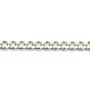 Sterling silver 925 curb chain 4.3x3x1.4mm x 50cm