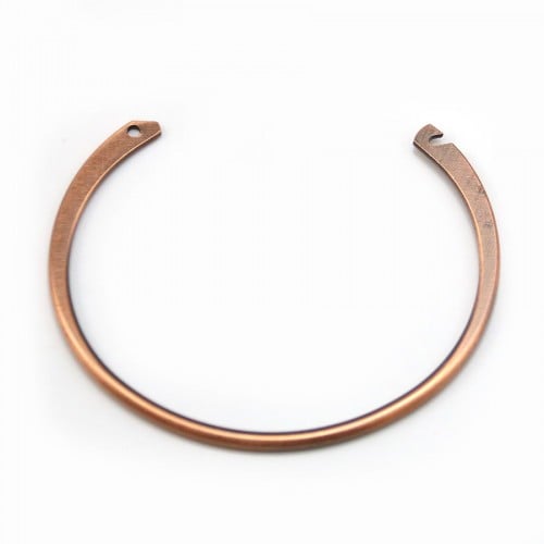 Flexible bangle, in copper-colored, 64mm x 1pc