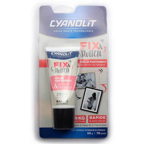 Cyanolit glue, special acrylic glue fabrics & leathers x 1pc