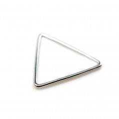 Intercalary in the shape of a triangle 19.7mm, plated by "flash" gold on brass x 4pcs