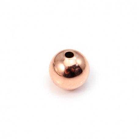  ball by "flash" Gold pink on brass 1.7x10mm x 2pc