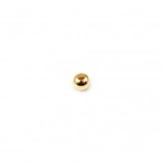 Bola dourada em latão 0,8x2mm x 100pcs