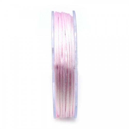 Rattail cord light pink 2mm X 25m