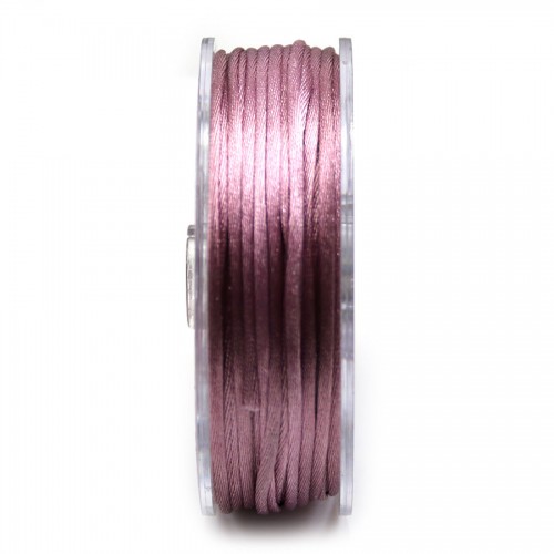 Corda traseira de rato rosa escuro 1,5mm x 25m