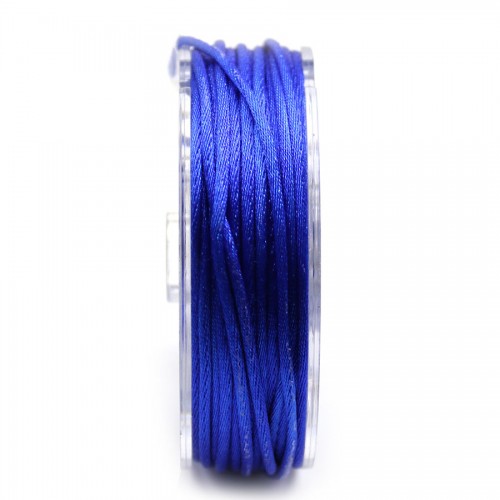 Cordón cola de rata azul 1,5mm x 25m