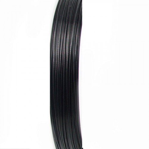 Cable acier black 0.45mm x10m