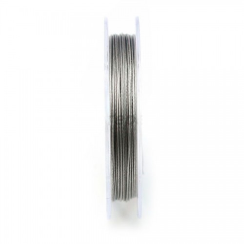 Bead Stringing Wire grey 0.45mm x 10m