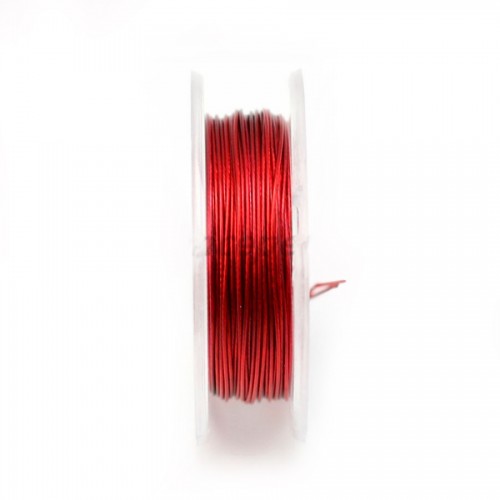 7-core fio vermelho 0,38mm x 10 m