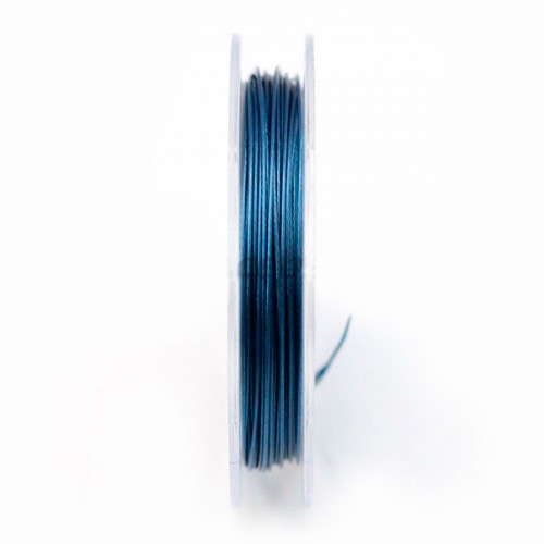 Bead Stringing Wire bleu 0.45mm x 10m