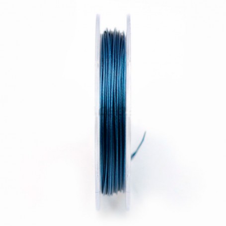 Bead Stringing Wire bleu 0.45mm x 10m