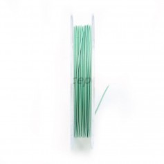 Bead stringing wire turquoise 0.45mm x 10m