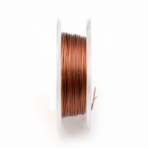 Bead Stringing Wire brown 0.38mm x 10m