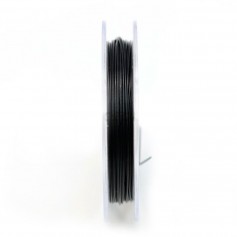 Cable negro de 7 núcleos de 0,45 mm x 10 m