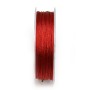 Polyestergarn in roter Farbe mit Glitter 0.8mm x 29m