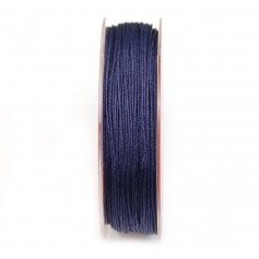 Thread on polyester, in blue night color, 0.8mm x 30m