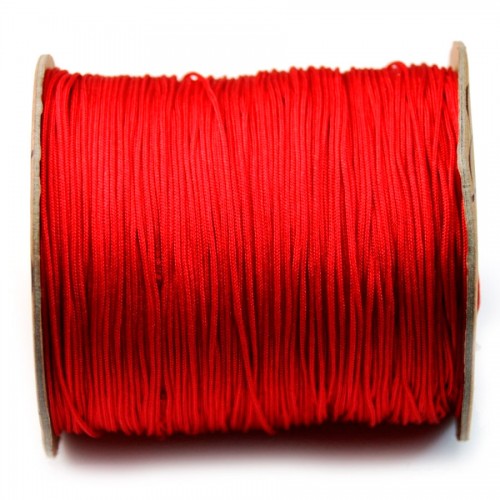 Fil polyester rouge 1 mm x 250 m