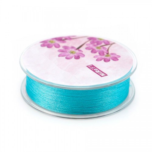 Bleu turquoise thread polyester 0.3mm x 300m