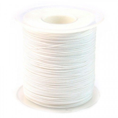 white Thread polyester 0.6mm x 5 m