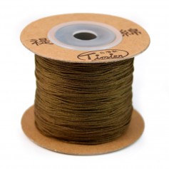 Golden brown thread polyester 0.5mm x 180 m