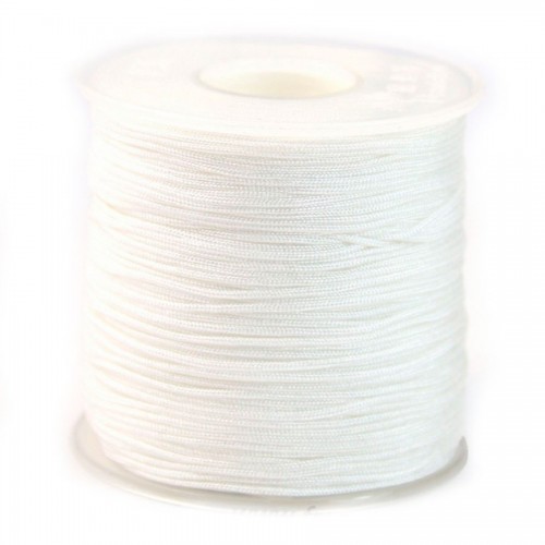 white Thread polyester 0.8mm X 100 m