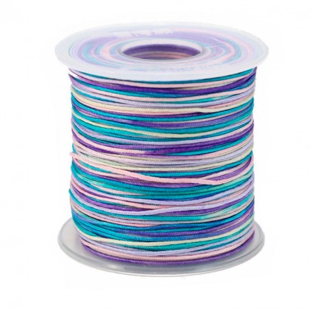 Multicolor tone violet thread polyester 0.8mm x 5m