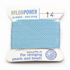 Inklusive Nylon-Powergarn mit Nadel, türkisfarben x 2m