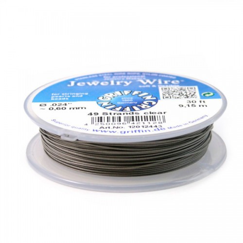 Stringing wire 49 Strand soft flexible 0.6mm x 9.15m