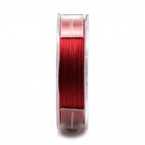 Silk bead cord 0.35mm light pink x 65m
