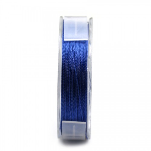 Fil de soie 0.35mm bleu foncé x 65m
