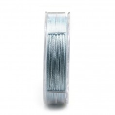 Silk bead cord 0.42mm turquoise x 40m