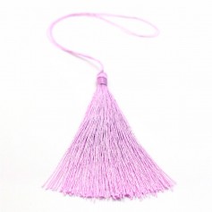 Imitação pompom de seda lilás roxo 80mm x 1pc