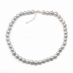 Freshwater cultured pearl single necklace 10mm x 1pc