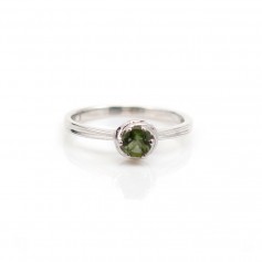 Tourmaline ring 925 sterling silver x 1pc
