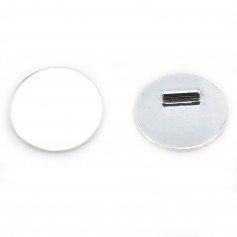 Ciondolo con clip a bastoncino, argento 925, 12 mm x 1 pz