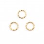 14k gold filled guilloche jump ring 4mm x 10pcs