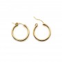 14k gold filled hoop earrings to decorate 15x0.7mm x 2pcs
