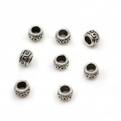 Perle Zwischenlagen aus 925er Silber 4.3x3mm x 10pcs
