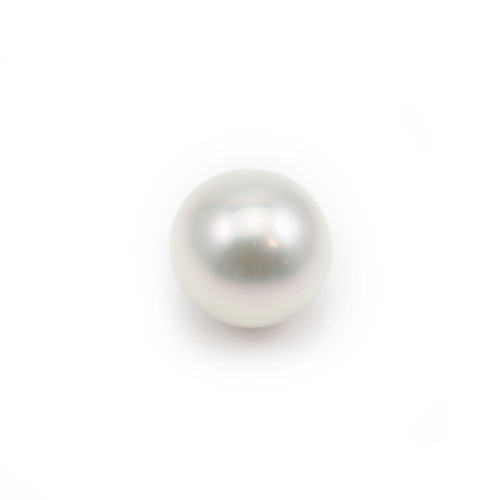 South Sea Pearl, white, round, 10-10.5mm, AA+ x 1pc