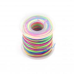 Fil polyester multicolore 0.8 mm x 100 m