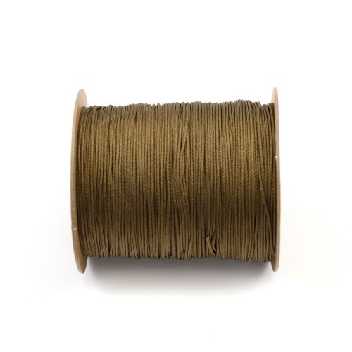 Dark golden brown thread polyester 1mm x 250 m