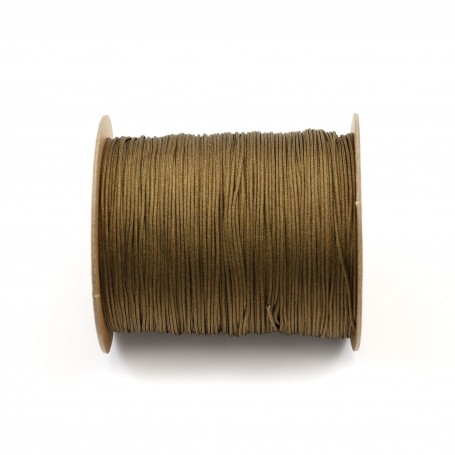 Dark golden brown thread polyester 1mm x 250 m