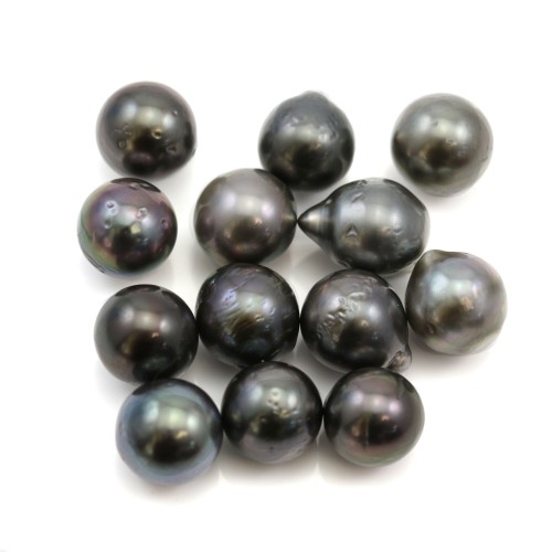 Tahitian cultured pearl, 7-8mm x 1pc